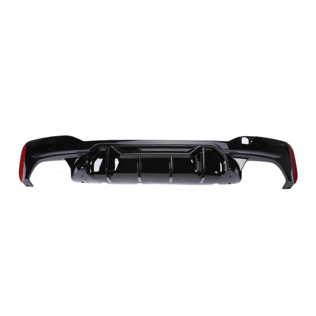 GLOSS BLACK DIFFUSER FOR BMW 5 SERIES (2017-2023, G30)