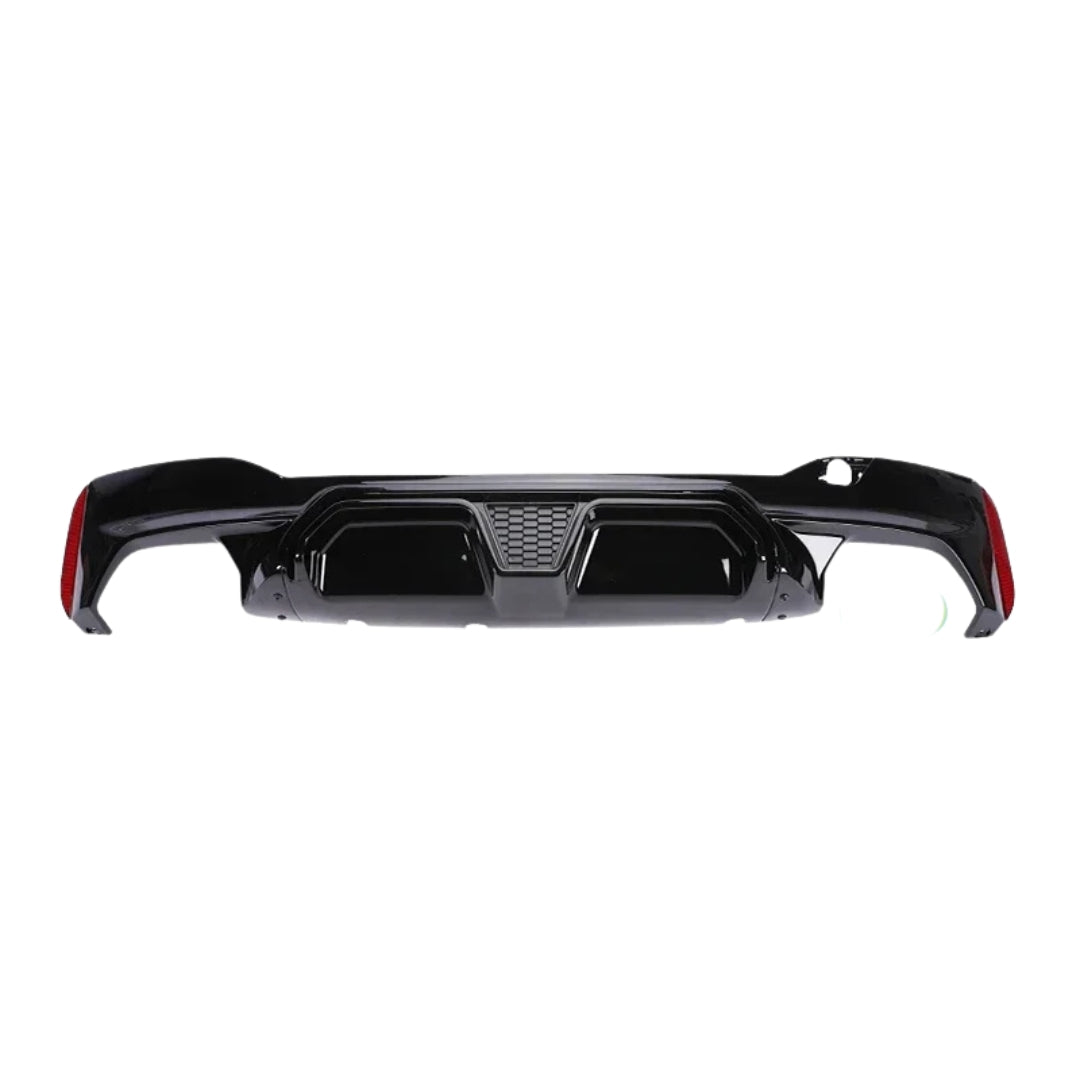 GLOSS BLACK DIFFUSER FOR BMW 5 SERIES (2017-2023, G30)