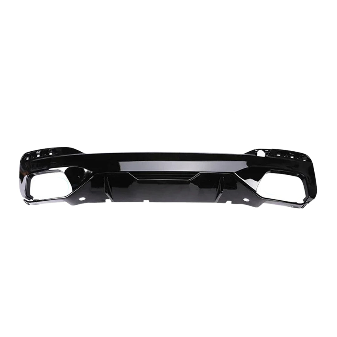 GLOSS BLACK DIFFUSER FOR BMW 5 SERIES (2017-2023, G30)