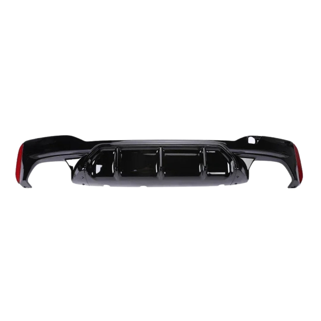 GLOSS BLACK DIFFUSER FOR BMW 5 SERIES (2017-2023, G30)